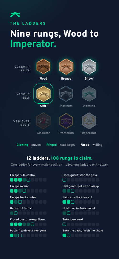 The nine-level proof ladder